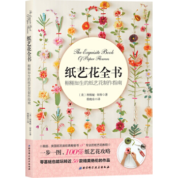 紙藝花全書：栩栩如生的紙藝花製作指南 成人兒童手工彩色創意摺紙摺疊藝術大全教程 摺紙紙藝 pdf epub mobi 電子書 下載