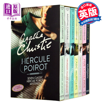 英文原版 Hercule Poirot: Boxed Set 阿加莎.剋裏斯蒂作品7本盒裝 pdf epub mobi 電子書 下載