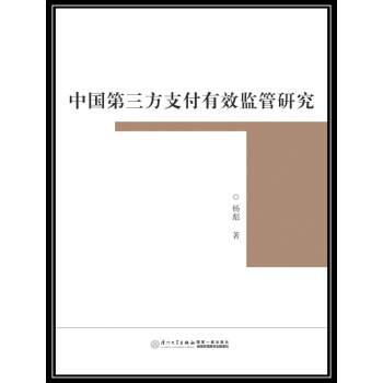中国第三方支付有效监管研究 pdf epub mobi 电子书 下载