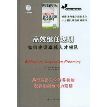 高效继任规划：如何建设卓越人才梯队 pdf epub mobi 电子书 下载