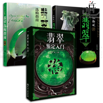 3本 翡翠鑒定入門+翡翠選購指南+汪新斌講翡翠 收藏鑒賞書籍 方法技巧 珠寶玉石器書籍 pdf epub mobi 電子書 下載