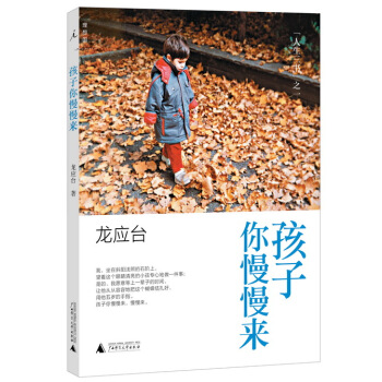 龙应台“人生三书”之一 孩子你慢慢来(插图新版)