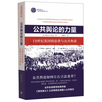 公共舆论的力量：19世纪英国的法律与公共舆论 pdf epub mobi 电子书 下载