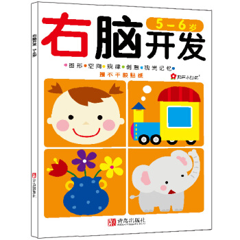 邦臣小红花·右脑开发（5-6岁）（随书附赠贴纸） [5-6岁] pdf epub mobi 电子书 下载
