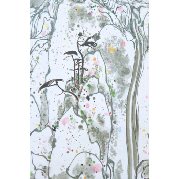 吴冠中艺术明信片·徽州-黄山