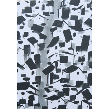 吳冠中藝術明信片·老屋 pdf epub mobi 電子書 下載