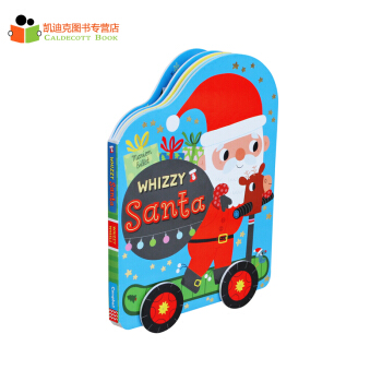 纸板车轮玩具书 Whizzy Santa 神奇的圣诞老人英文原版绘本纸板# pdf epub mobi 电子书 下载