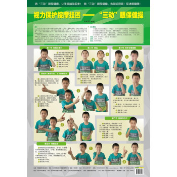 視力保護按摩掛圖：“三動”眼保健操 pdf epub mobi 電子書 下載