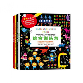 神奇的专注力训练游戏书(共4册)