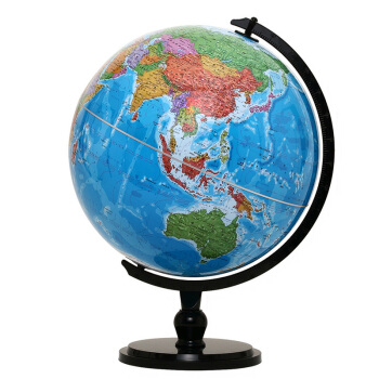 博目地球仪：32cm中文政区地球仪（炫影黑架） pdf epub mobi 电子书 下载