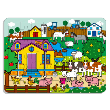 邦臣小红花：动手动脑玩拼图12（4-6岁）（48块） [4-6岁] pdf epub mobi 电子书 下载