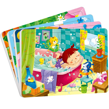 邦臣小紅花·動手動腦玩拼圖（3-4歲 套裝全4冊） [3-4歲] pdf epub mobi 電子書 下載