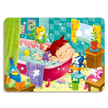 邦臣小红花：动手动脑玩拼图7（3-4岁）（20块） [3-4岁] pdf epub mobi 电子书 下载