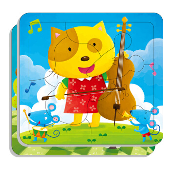 邦臣小紅花：動手動腦玩拼圖4（2-3歲）（8塊） [2-3歲] pdf epub mobi 電子書 下載