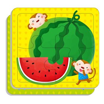 邦臣小紅花：動手動腦玩拼圖1（2-3歲）（4塊） [2-3歲] pdf epub mobi 電子書 下載