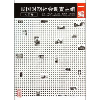 民国时期社会调查丛编（1编）：人口卷（珍贵典藏） pdf epub mobi 电子书 下载