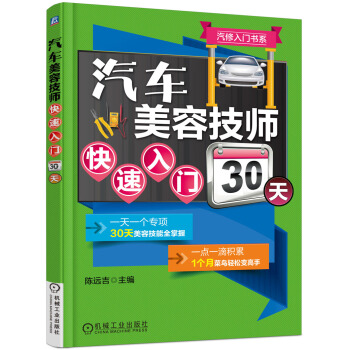 汽修入门书系：汽车美容技师快速入门30天 pdf epub mobi 电子书 下载