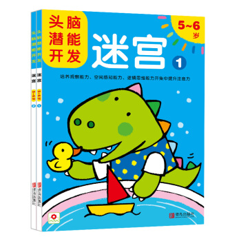 邦臣小红花·头脑潜能开发：迷宫5-6岁（套装共2册） [5-6岁] pdf epub mobi 电子书 下载