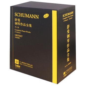 舒曼钢琴作品全集（套装1-6卷） [Schumann Complete Piano Works 6 Volumes Urtext] pdf epub mobi 电子书 下载