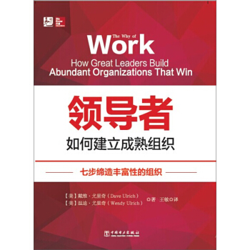 领导者如何建立成熟组织 pdf epub mobi 电子书 下载