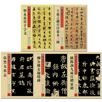 墨点字帖·传世碑帖精选（套装5册） pdf epub mobi 电子书 下载