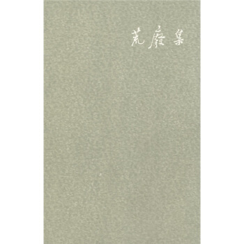 荒废集 pdf epub mobi 电子书 下载