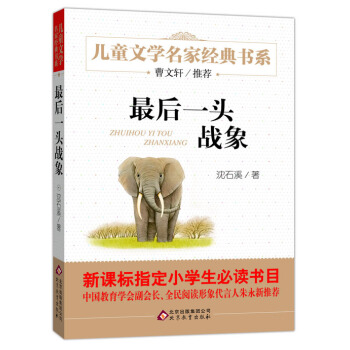曹文轩推荐儿童文学经典书系 最后一头战象 [6-12岁] pdf epub mobi 电子书 下载