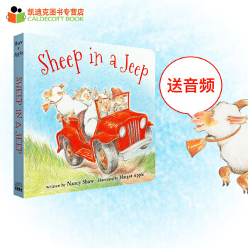 廖彩杏书单 Sheep in a Jeep 小羊向前冲英文原版绘本纸板0-2岁# pdf epub mobi 电子书 下载