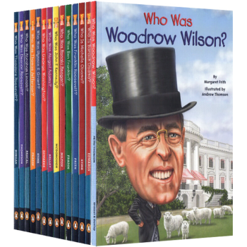 英文原版 Who Was 系列 漫画名人传记 美国总统及夫人14册套装 儿童读物 谁是谁 pdf epub mobi 电子书 下载