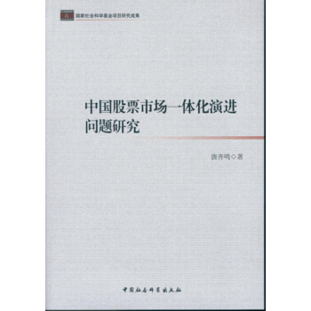 中國股票市場一體化演進問題研究