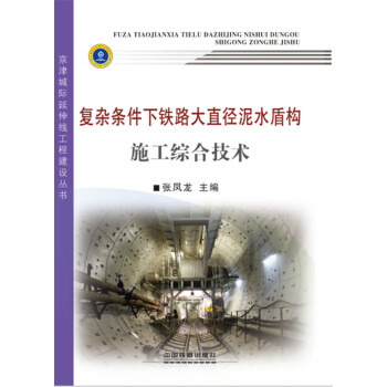復雜條件下鐵路大直徑泥水盾構施工綜閤技術 pdf epub mobi 電子書 下載