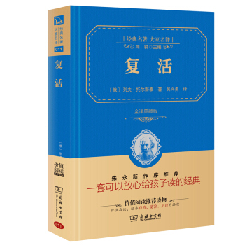 复活 经典名著 大家名译（新课标 无障碍阅读 全译本精装 ） pdf epub mobi 电子书 下载