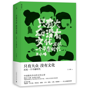 只有大众，没有文化：反抗一个平庸时代 pdf epub mobi 电子书 下载