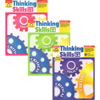 Thinking Skills Grades 1-6 思維技能加州教材能力提升 英文原版
