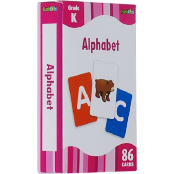 Alphabet Flash Kids Cards英文启蒙高效闪卡 一盒86张 pdf epub mobi 电子书 下载