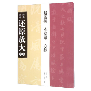 赵孟頫《赤壁赋》《心经》---经典碑帖还原放大集萃 pdf epub mobi 电子书 下载