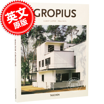 [现货]格罗皮乌斯 现代建筑设计师 作品集 建筑艺术画册 英文原版 Gropius 设计 pdf epub mobi 电子书 下载