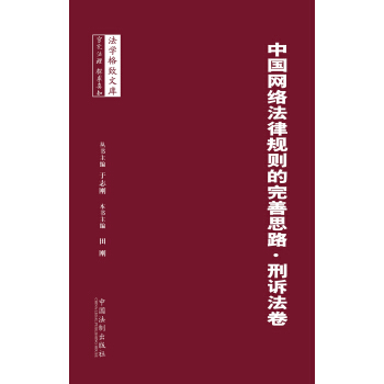 中国网络法律规则的完善思路：刑诉法卷 pdf epub mobi 电子书 下载