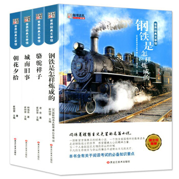 初中生语文新课标必读经典名著丛书套装城南旧事钢铁是怎样炼成的骆驼祥子朝花夕拾正版初中中学生 pdf epub mobi 电子书 下载