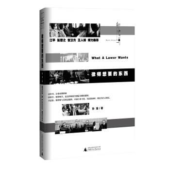 新民说 律师想要的东西 pdf epub mobi 电子书 下载