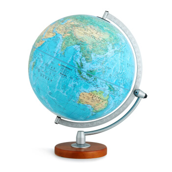 博目地球儀：30cm中英文地形政區雙畫麵地球儀(LED感應燈光型 3006） pdf epub mobi 電子書 下載