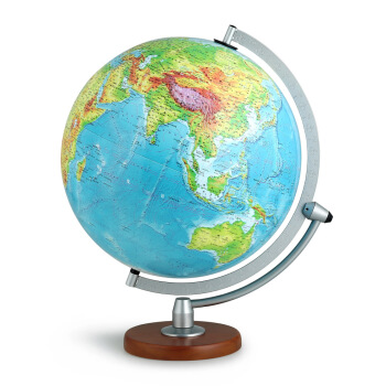 博目地球儀：30cm中文數字地形立體地球儀（LED感應燈光型 3003） pdf epub mobi 電子書 下載