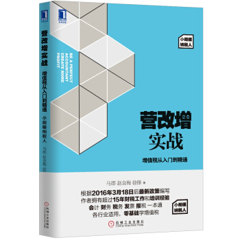 营改增实战：增值税从入门到精通/小规模纳税人 pdf epub mobi 电子书 下载