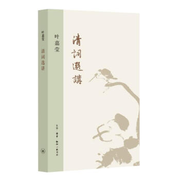 清词选讲 pdf epub mobi 电子书 下载
