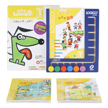 逻辑狗儿童思维升级游戏系统3-4岁尊享装（精装） [3-4岁] pdf epub mobi 电子书 下载