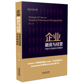 企業融資與經營風險應對策略及實例精析 pdf epub mobi 電子書 下載
