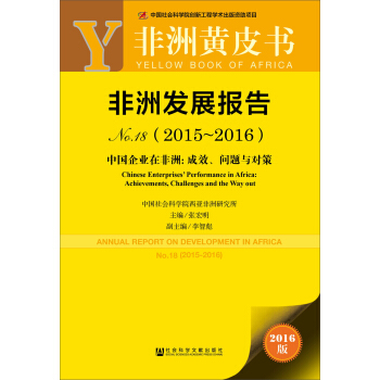 非洲發展報告No.18（2015～2016）——中國企業在非洲：成效、問題與對策 pdf epub mobi 電子書 下載