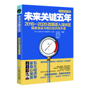 未来关键五年：2016-2020改革进入深水区 pdf epub mobi 电子书 下载