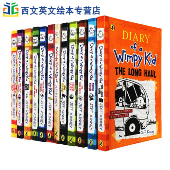 英文原版绘本 Diary of a Wimpy Kid 小屁孩日记 12册 7-12岁 pdf epub mobi 电子书 下载