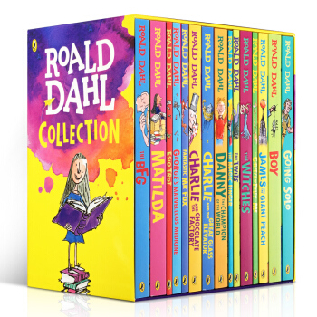 英文原版 罗尔德达尔 Roald Dahl 15本 BFG 查理与巧克力工厂 儿童文学小说故事书 pdf epub mobi 电子书 下载